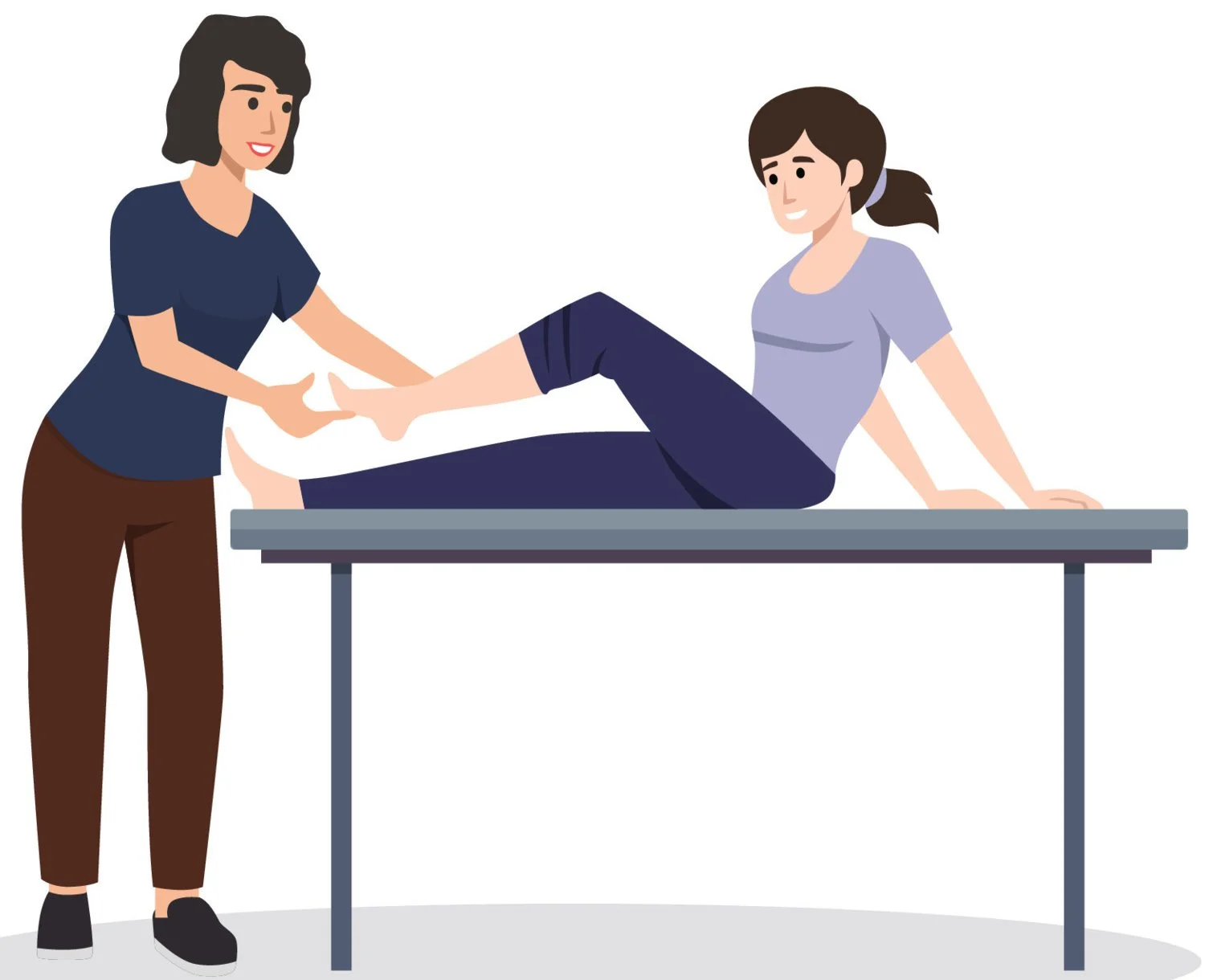 girl doing massage
